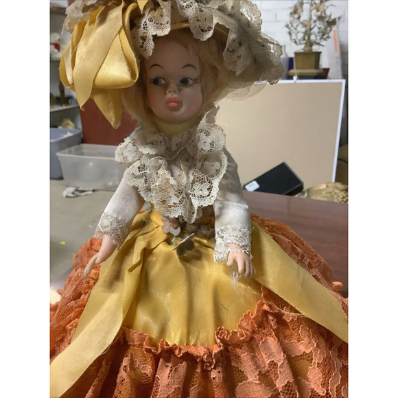 Vintage 40s-50s -Handmade Doll Gone With The Wind Style 11” - Picture 2 of 14
